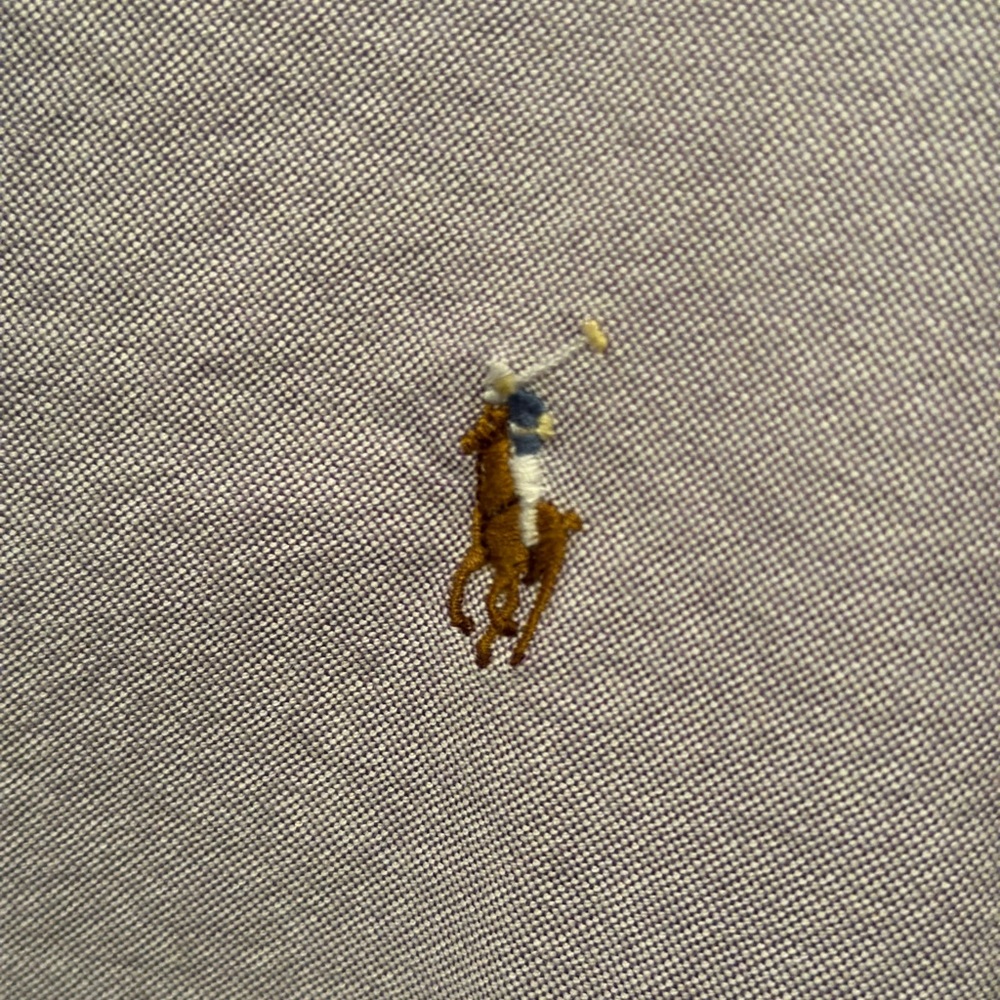 Men’s large(slim fit) purple bottom down shirt.